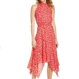 Sam Edelman Red Floral Dress